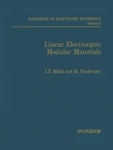 bokomslag Linear Electrooptic Modular Materials