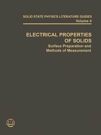 bokomslag Electrical Properties of Solids