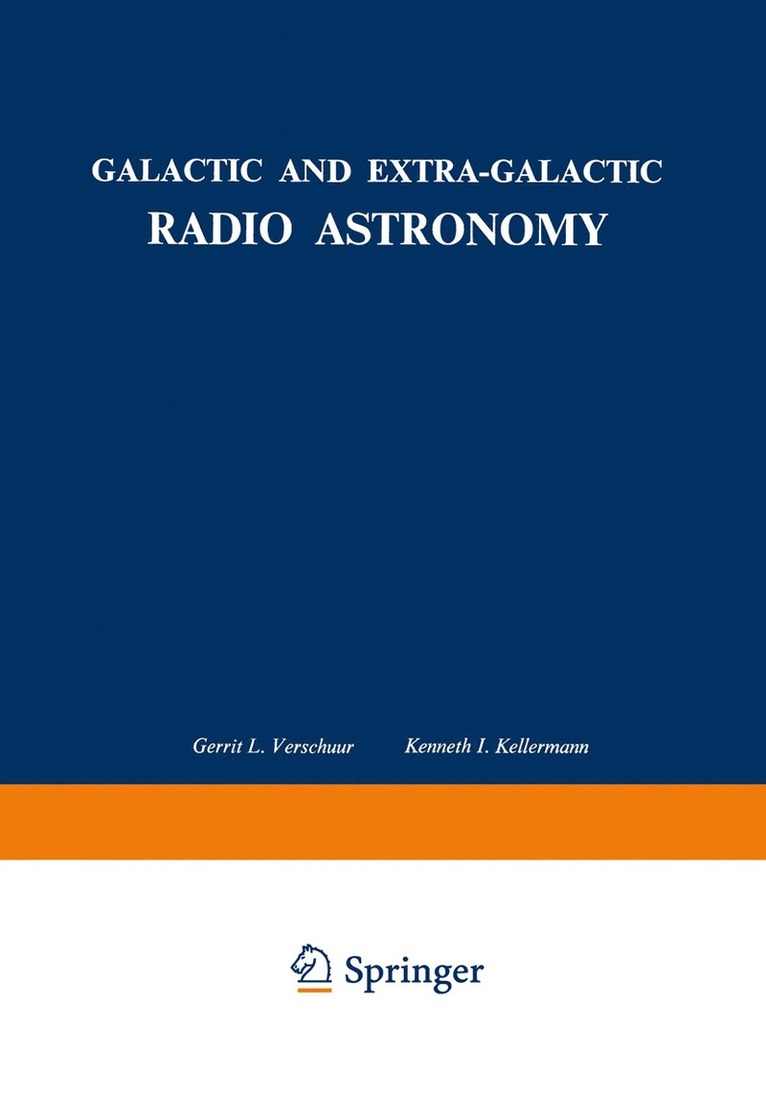 Galactic and Extra-Galactic Radio Astronomy 1