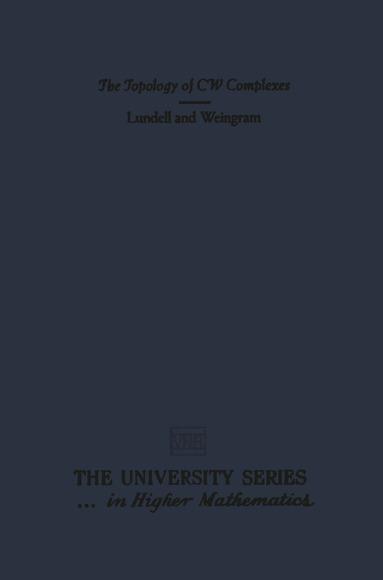bokomslag Topology of CW Complexes