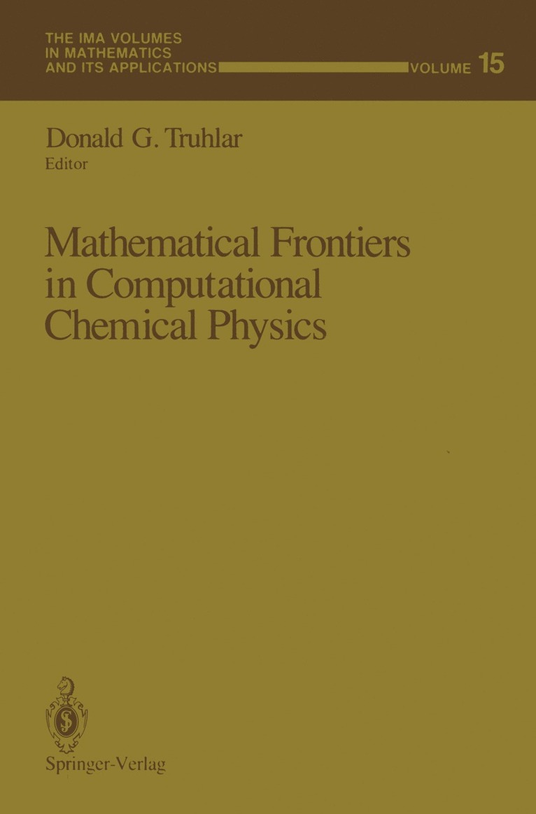 Mathematical Frontiers in Computational Chemical Physics 1