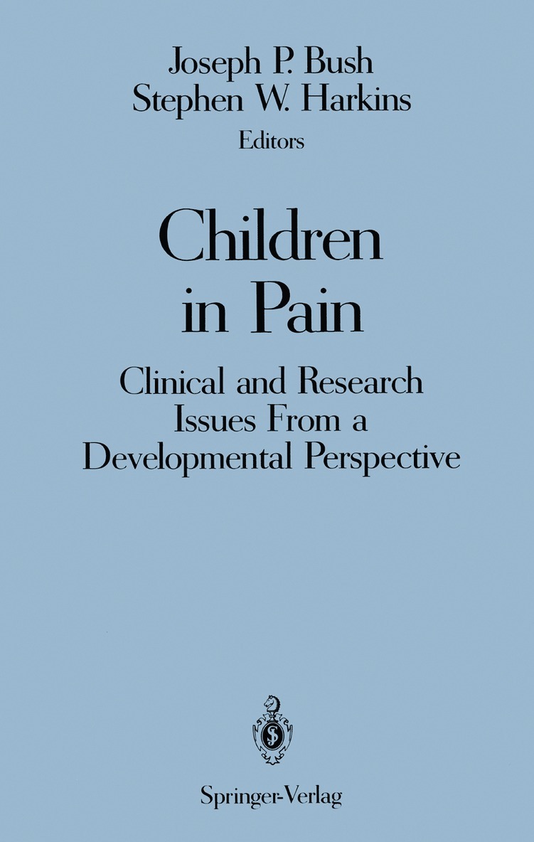 Joseph P. Bush, Stephen W. Harkins - Children in Pain, Häftad