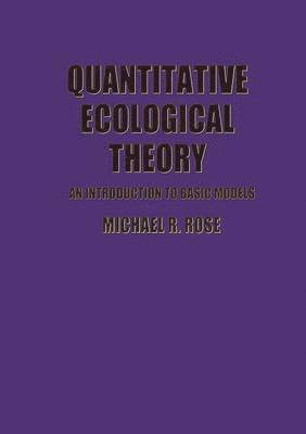 Quantitative Ecological Theory 1