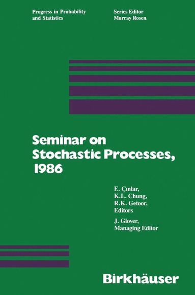 bokomslag Seminar on Stochastic Processes, 1986