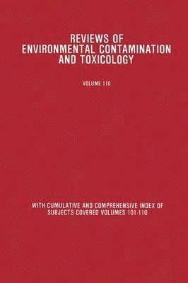 bokomslag Reviews of Environmental Contamination and Toxicology