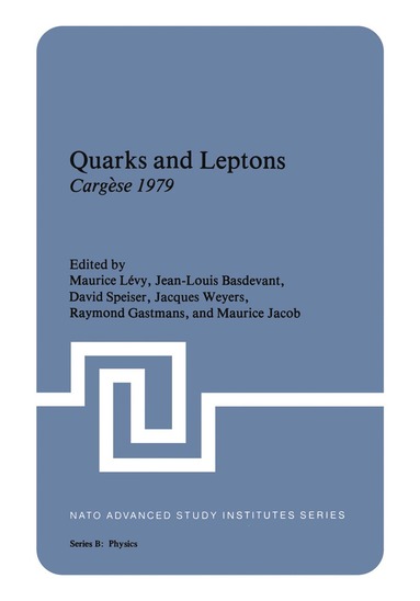 bokomslag Quarks and Leptons