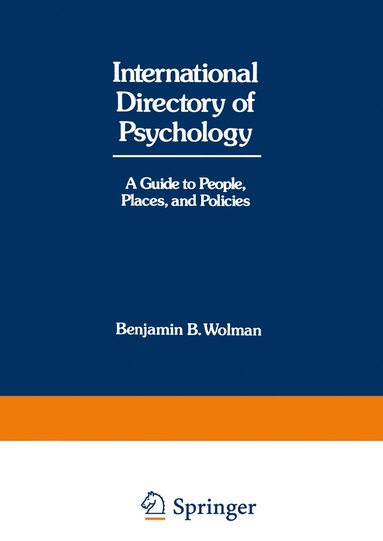 bokomslag International Directory of Psychology