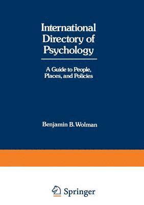 International Directory of Psychology 1