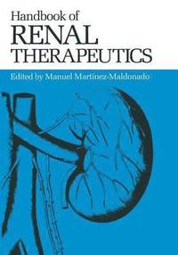 bokomslag Handbook of Renal Therapeutics