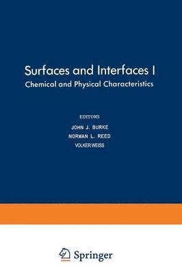 bokomslag Surfaces and Interfaces I