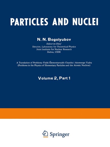 bokomslag Particles and Nuclei