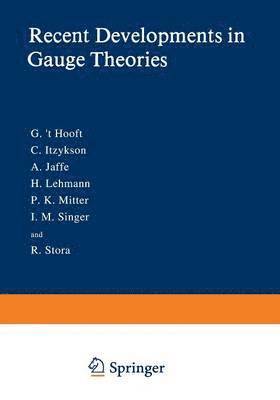 bokomslag Recent Developments in Gauge Theories