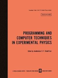 bokomslag Programming and Computer Techniques in Experimental Physics