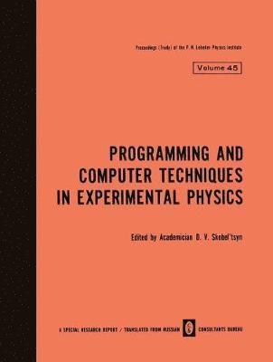 Programming and Computer Techniques in Experimental Physics 1