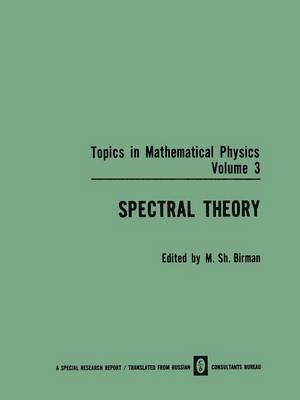 Spectral Theory 1