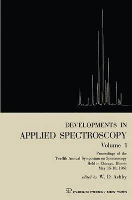 bokomslag Developments in Applied Spectroscopy Volume 1