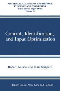bokomslag Control, Identification, and Input Optimization
