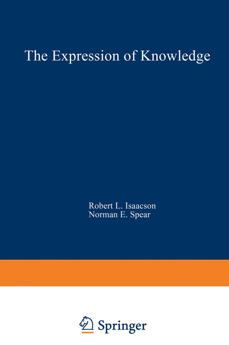 The Expression of Knowledge 1