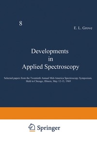 bokomslag Developments in Applied Spectroscopy