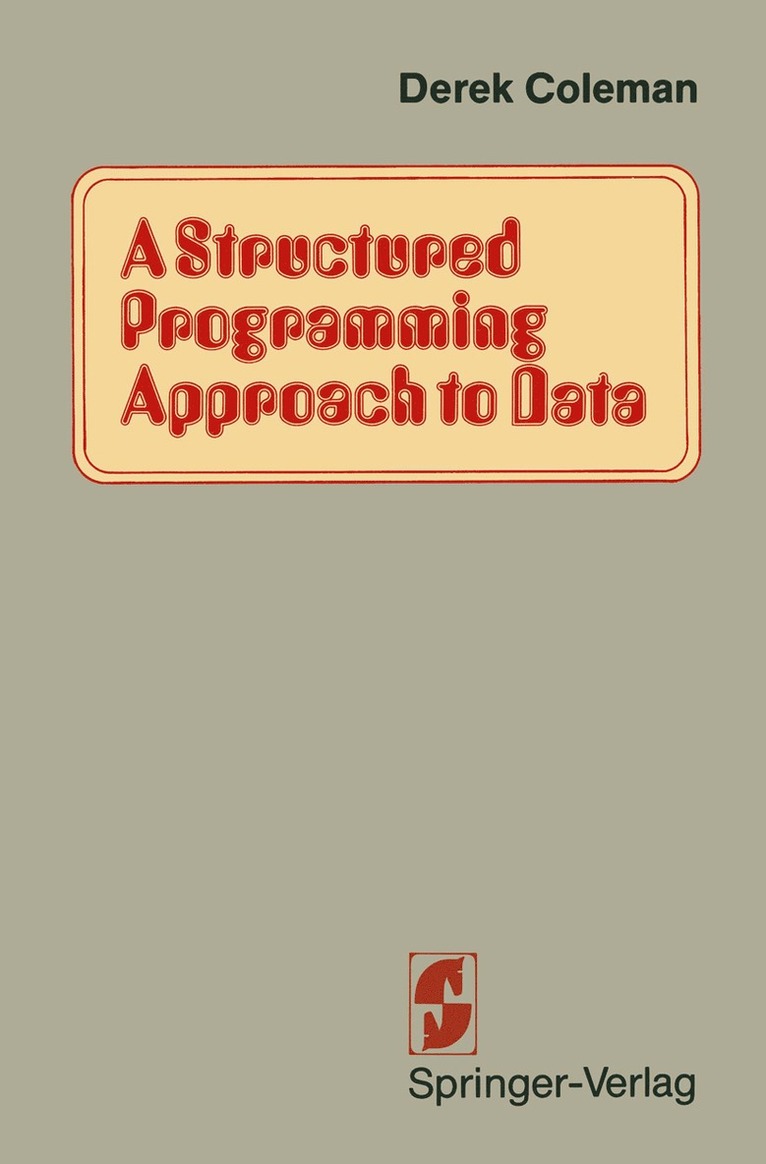 COLEMAN, Coleman - Structured Programming Approach to Data, Häftad