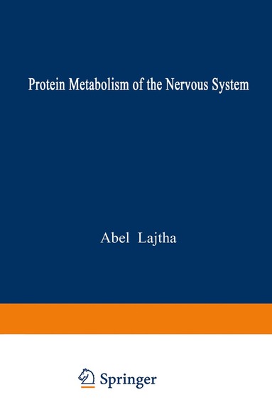 bokomslag Protein Metabolism of the Nervous System