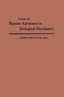 bokomslag Recent Advances in Biological Psychiatry