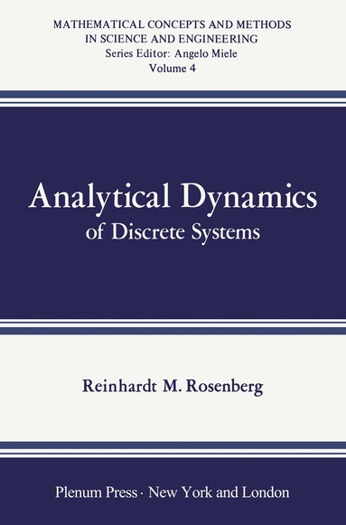 bokomslag Analytical Dynamics of Discrete Systems