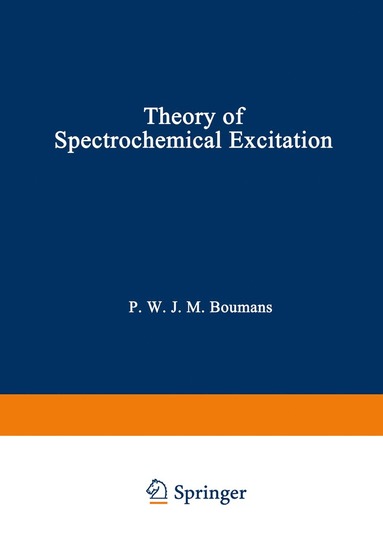 bokomslag Theory of Spectrochemical Excitation