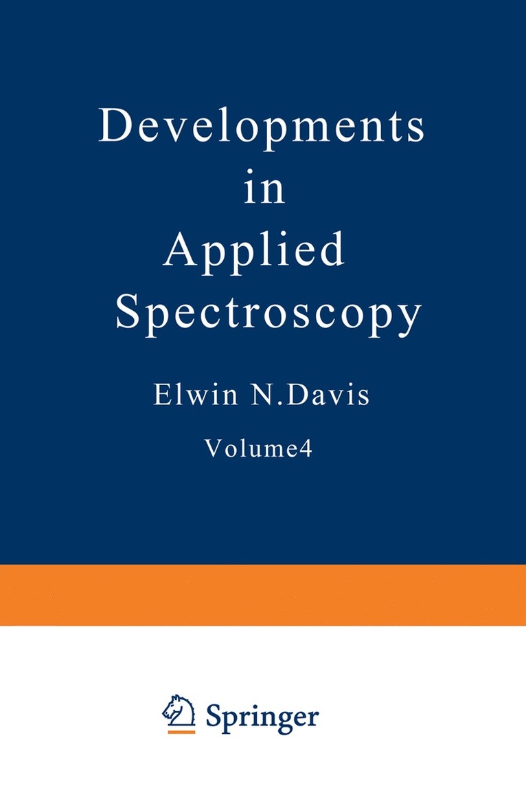 Developments in Applied Spectroscopy 1