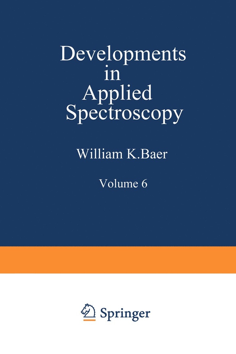 Developments in Applied Spectroscopy 1