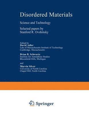 Disordered Materials 1