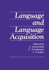 bokomslag Language and Language Acquisition