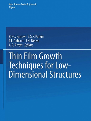 bokomslag Thin Film Growth Techniques for Low-Dimensional Structures