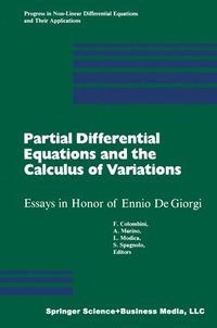 bokomslag Partial Differential Equations and the Calculus of Variations