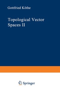 bokomslag Topological Vector Spaces II