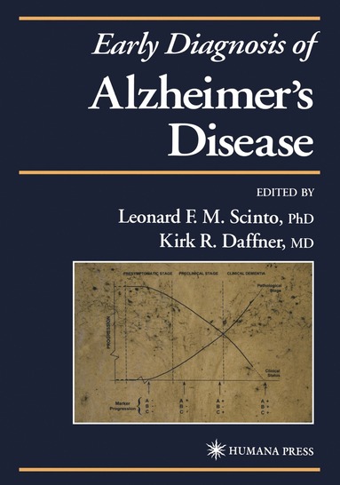 bokomslag Early Diagnosis of Alzheimer's Disease