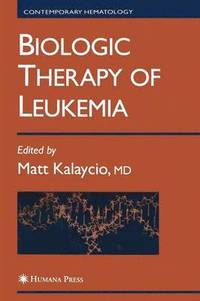 bokomslag Biologic Therapy of Leukemia