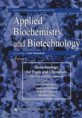 bokomslag Proceedings of the Twenty-Fifth Symposium on Biotechnology for Fuels and Chemicals Held May 47, 2003, in Breckenridge, CO