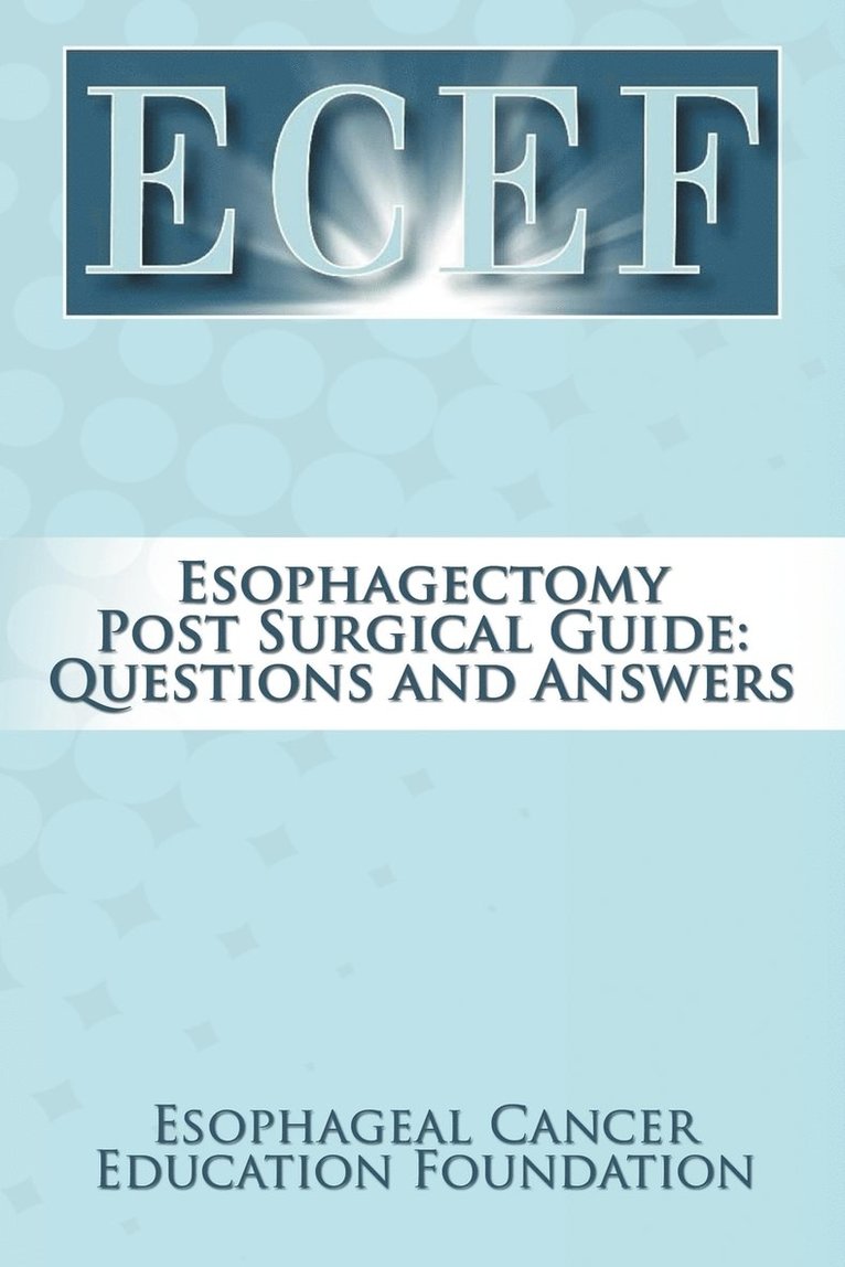 Esophagectomy Post Surgical Guide 1