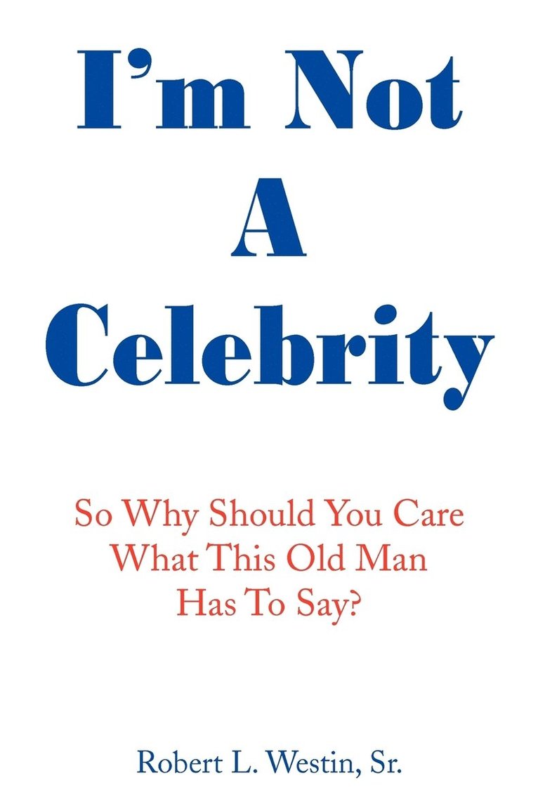 I'm Not a Celebrity 1