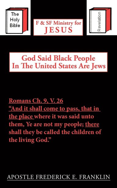 bokomslag God Said Black People In The United States Are Jews