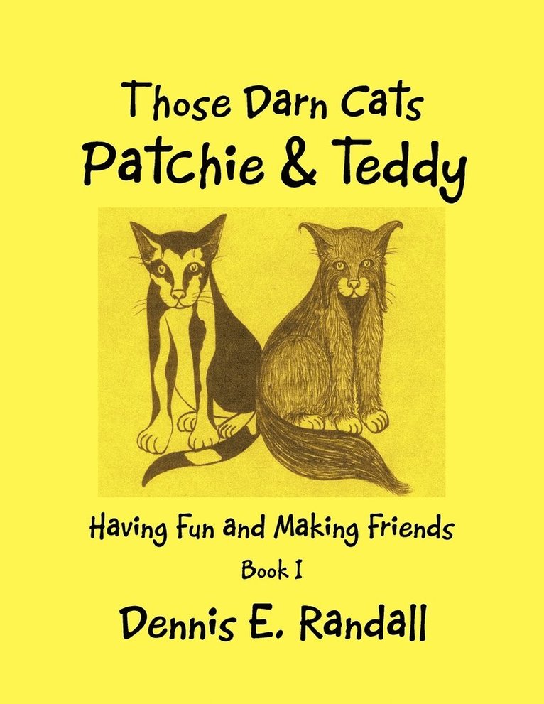 DENNIS E. RANDALL, Dennis E. Randall - Those Darn Cats Patchie & Teddy, Häftad