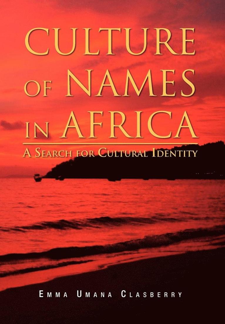 Culture of Names in Africa 1