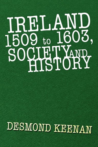 bokomslag Ireland 1509 to 1603, Society and History