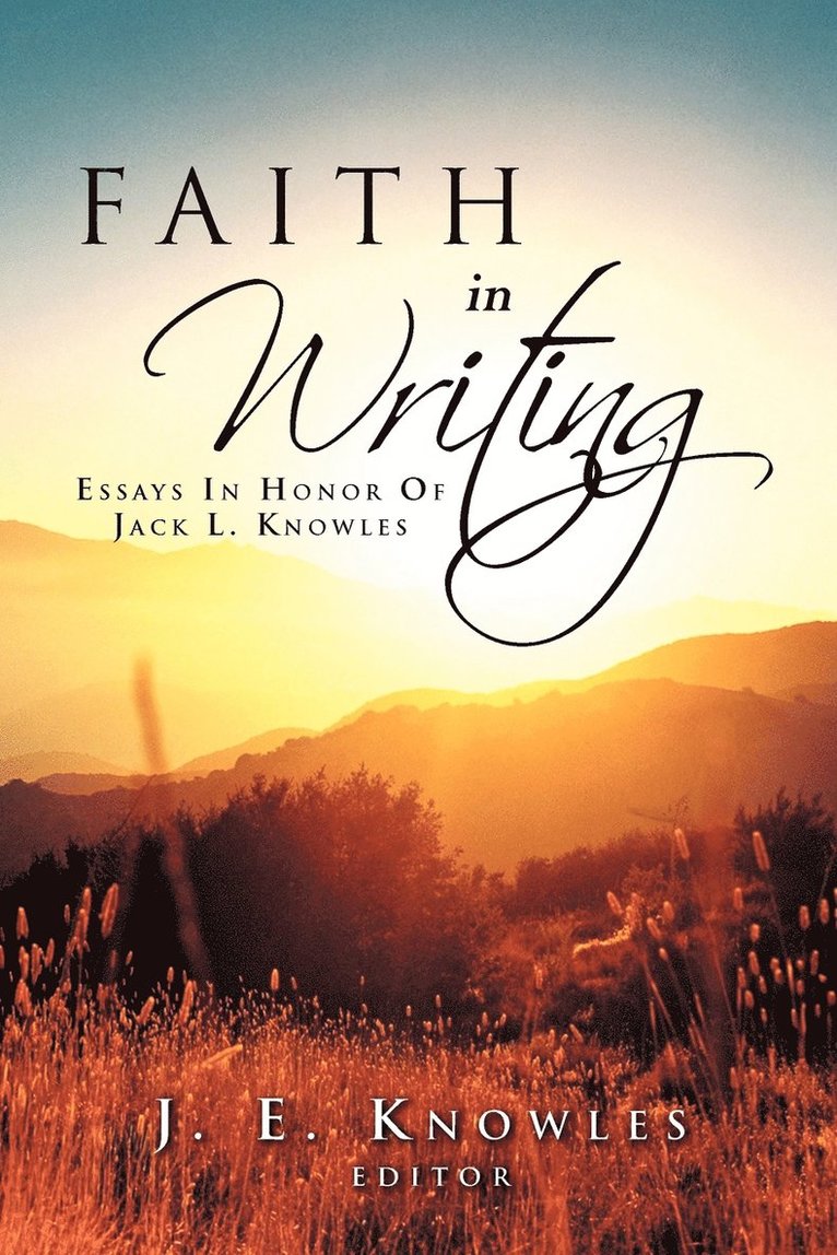 Faith in Writing 1