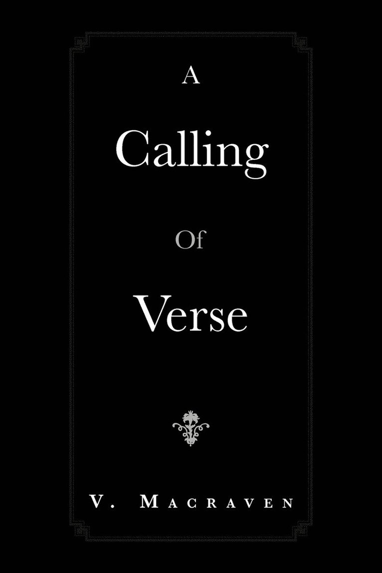 A Calling Of Verse 1