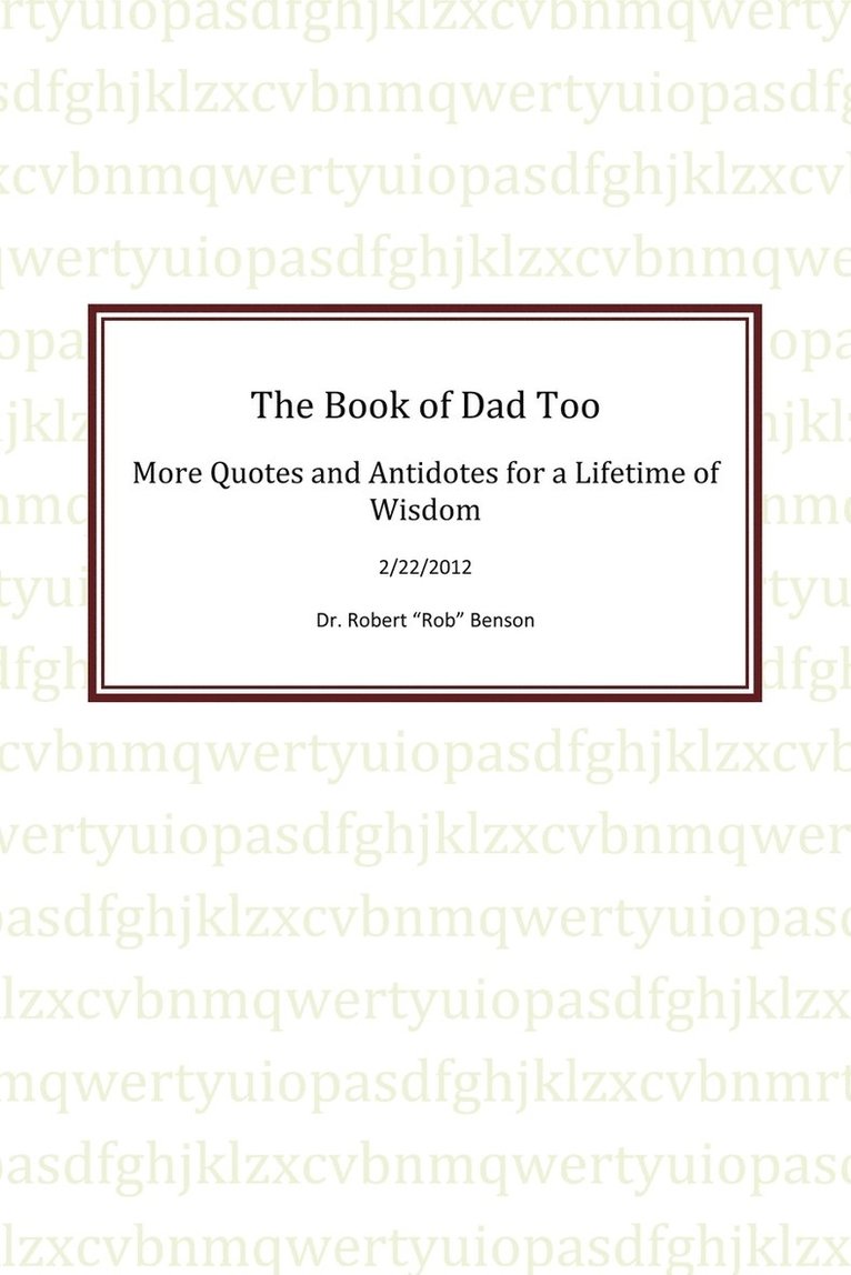 Book of Dad Too