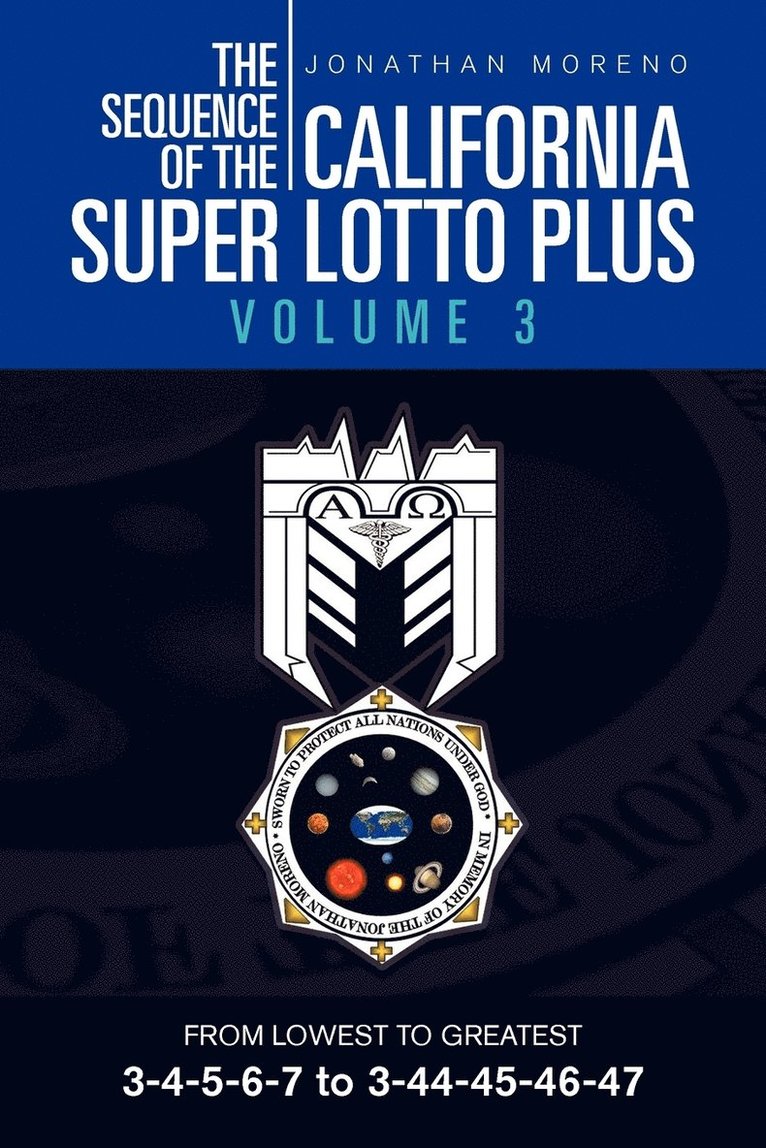 The Sequence of the California Super Lotto Plus Volume 3 1