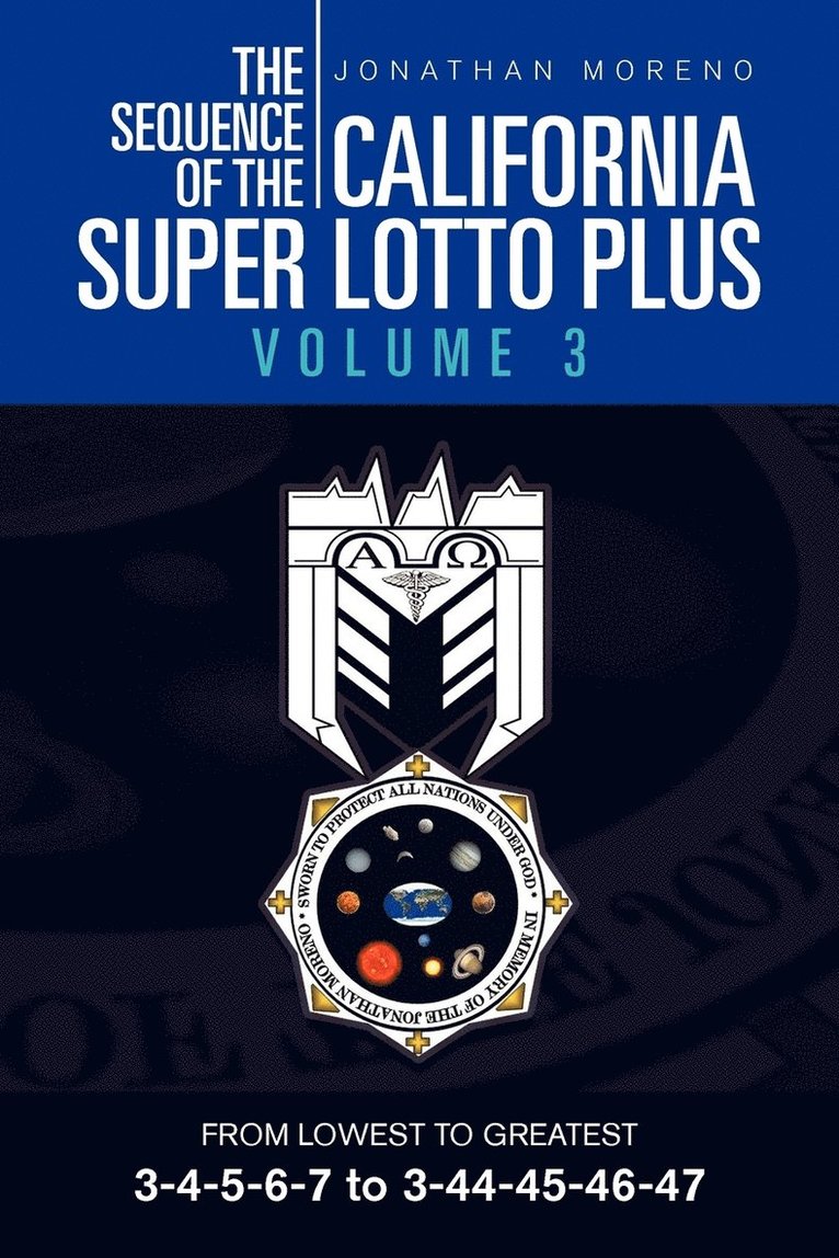 Sequence of the California Super Lotto Plus Volume 3