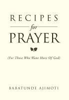 Recipes for Prayer 1